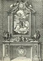 An illustration from An historical guide to French interiors, furniture, decoration, woodwork, & allied arts during the last half of the seventeenth century, the whole of the eighteenth century, and the earlier part of the nineteenth (1900)