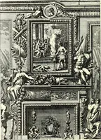 An illustration from An historical guide to French interiors, furniture, decoration, woodwork, & allied arts during the last half of the seventeenth century, the whole of the eighteenth century, and the earlier part of the nineteenth (1900)