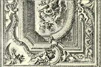 An illustration from An historical guide to French interiors, furniture, decoration, woodwork, & allied arts during the last half of the seventeenth century, the whole of the eighteenth century, and the earlier part of the nineteenth (1900)
