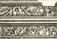 An illustration from An historical guide to French interiors, furniture, decoration, woodwork, & allied arts during the last half of the seventeenth century, the whole of the eighteenth century, and the earlier part of the nineteenth (1900)