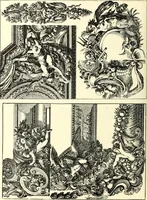 An illustration from An historical guide to French interiors, furniture, decoration, woodwork, & allied arts during the last half of the seventeenth century, the whole of the eighteenth century, and the earlier part of the nineteenth (1900)