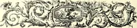 An illustration from An historical guide to French interiors, furniture, decoration, woodwork, & allied arts during the last half of the seventeenth century, the whole of the eighteenth century, and the earlier part of the nineteenth (1900)