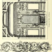 An illustration from An historical guide to French interiors, furniture, decoration, woodwork, & allied arts during the last half of the seventeenth century, the whole of the eighteenth century, and the earlier part of the nineteenth (1900)