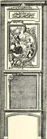 An illustration from An historical guide to French interiors, furniture, decoration, woodwork, & allied arts during the last half of the seventeenth century, the whole of the eighteenth century, and the earlier part of the nineteenth (1900)