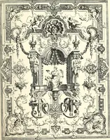 An illustration from An historical guide to French interiors, furniture, decoration, woodwork, & allied arts during the last half of the seventeenth century, the whole of the eighteenth century, and the earlier part of the nineteenth (1900)
