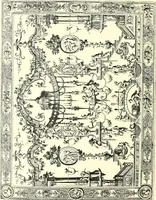 An illustration from An historical guide to French interiors, furniture, decoration, woodwork, & allied arts during the last half of the seventeenth century, the whole of the eighteenth century, and the earlier part of the nineteenth (1900)