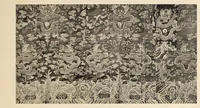 An illustration from An historical sketch of nishiki and kinran brocades; with a catalog on one hundred and twenty rare specimens dating from 1400 to 1812 A. D. (1914)