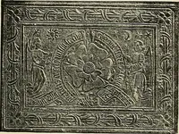 An illustration from Historic bindings in the Bodleian Library, Oxford : with reproductions of twenty-four of the finest bindings (1891)