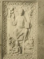 An illustration from Historic bindings in the Bodleian Library, Oxford : with reproductions of twenty-four of the finest bindings (1891)