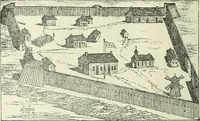 An illustration from Historic Canadian ground : the La Salle homestead of 1666 and other old landmarks of French Canada on the Lower Lachine Road (1892)