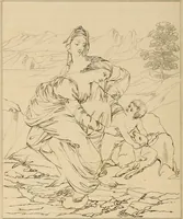 An illustration from The historic gallery of portraits and paintings; or, Biographical review: (1807)