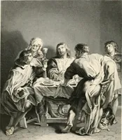 An illustration from Historic illustrations of the Bible : principally after the old masters (1840)