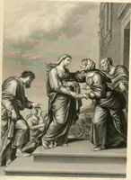 An illustration from Historic illustrations of the Bible : principally after the old masters (1840)