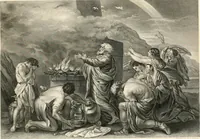 An illustration from Historic illustrations of the Bible : principally after the old masters (1840)