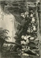 An illustration from Historic illustrations of the Bible : principally after the old masters (1840)