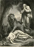 An illustration from Historic illustrations of the Bible : principally after the old masters (1840)