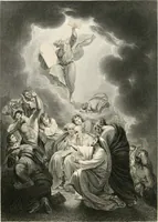 An illustration from Historic illustrations of the Bible : principally after the old masters (1840)