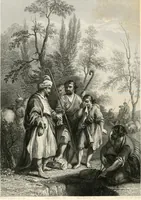 An illustration from Historic illustrations of the Bible : principally after the old masters (1840)
