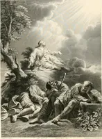 An illustration from Historic illustrations of the Bible : principally after the old masters (1840)