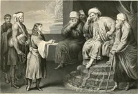 An illustration from Historic illustrations of the Bible : principally after the old masters (1840)