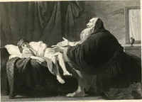 An illustration from Historic illustrations of the Bible : principally after the old masters (1840)