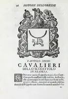 Picture 11 of 47 from Historie cronologiche della vera origine di tutti gl' ordini equestri, e religioni caualleresche (1672), leaf 120