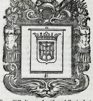 An illustration from Historie cronologiche della vera origine di tutti gl' ordini equestri, e religioni caualleresche (1672)