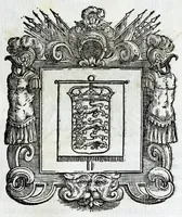 An illustration from Historie cronologiche della vera origine di tutti gl' ordini equestri, e religioni caualleresche (1672)