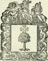 An illustration from Historie cronologiche dell' origine degl' ordini militari e di tutte le religione caualleresche infino ad hora instituite nel mondo : insegne, croci, stendardi, habiti capitolari ò di ceremonia, statuti, e constituzioni di cadaun'ordine : guerre campali e nauali, azioni, fatti celebri, & imprese de caualieri; confederazioni, trattati, paci, & auuenimenti per difesa del Nome Christiano, e propagazione della fede cattolica : serie di tutti i prencipi gran maestri, ordini di dame, e degl' infedeli &c. con le loro diuise (1692)