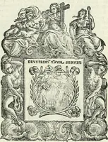Picture 61 of 97 from Historie cronologiche dell' origine degl' ordini militari e di tutte le religione caualleresche infino ad hora instituite nel mondo : insegne, croci, stendardi, habiti capitolari ò di ceremonia, statuti, e constituzioni di cadaun'ordine : guerre campali e nauali, azioni, fatti celebri, & imprese de caualieri; confederazioni, trattati, paci, & auuenimenti per difesa del Nome Christiano, e propagazione della fede cattolica : serie di tutti i prencipi gran maestri, ordini di dame, e degl' infedeli &c. con le loro diuise (1692), leaf 204