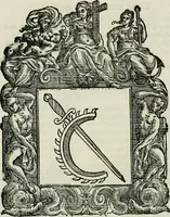 An illustration from Historie cronologiche dell' origine degl' ordini militari e di tutte le religione caualleresche infino ad hora instituite nel mondo : insegne, croci, stendardi, habiti capitolari ò di ceremonia, statuti, e constituzioni di cadaun'ordine : guerre campali e nauali, azioni, fatti celebri, & imprese de caualieri; confederazioni, trattati, paci, & auuenimenti per difesa del Nome Christiano, e propagazione della fede cattolica : serie di tutti i prencipi gran maestri, ordini di dame, e degl' infedeli &c. con le loro diuise (1692)