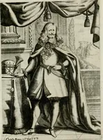 An illustration from Historie cronologiche dell' origine degl' ordini militari e di tutte le religione caualleresche infino ad hora instituite nel mondo : insegne, croci, stendardi, habiti capitolari ò di ceremonia, statuti, e constituzioni di cadaun'ordine : guerre campali e nauali, azioni, fatti celebri, & imprese de caualieri; confederazioni, trattati, paci, & auuenimenti per difesa del Nome Christiano, e propagazione della fede cattolica : serie di tutti i prencipi gran maestri, ordini di dame, e degl' infedeli &c. con le loro diuise (1692)