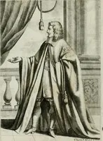 Picture 18 of 97 from Historie cronologiche dell' origine degl' ordini militari e di tutte le religione caualleresche infino ad hora instituite nel mondo : insegne, croci, stendardi, habiti capitolari ò di ceremonia, statuti, e constituzioni di cadaun'ordine : guerre campali e nauali, azioni, fatti celebri, & imprese de caualieri; confederazioni, trattati, paci, & auuenimenti per difesa del Nome Christiano, e propagazione della fede cattolica : serie di tutti i prencipi gran maestri, ordini di dame, e degl' infedeli &c. con le loro diuise (1692), leaf 51