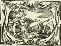 An illustration from Historie cronologiche dell' origine degl' ordini militari e di tutte le religione caualleresche infino ad hora instituite nel mondo : insegne, croci, stendardi, habiti capitolari ò di ceremonia, statuti, e constituzioni di cadaun'ordine : guerre campali e nauali, azioni, fatti celebri, & imprese de caualieri; confederazioni, trattati, paci, & auuenimenti per difesa del Nome Christiano, e propagazione della fede cattolica : serie di tutti i prencipi gran maestri, ordini di dame, e degl' infedeli &c. con le loro diuise (1692)