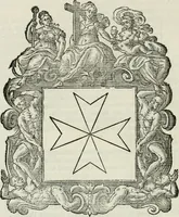 Picture 23 of 97 from Historie cronologiche dell' origine degl' ordini militari e di tutte le religione caualleresche infino ad hora instituite nel mondo : insegne, croci, stendardi, habiti capitolari ò di ceremonia, statuti, e constituzioni di cadaun'ordine : guerre campali e nauali, azioni, fatti celebri, & imprese de caualieri; confederazioni, trattati, paci, & auuenimenti per difesa del Nome Christiano, e propagazione della fede cattolica : serie di tutti i prencipi gran maestri, ordini di dame, e degl' infedeli &c. con le loro diuise (1692), leaf 81