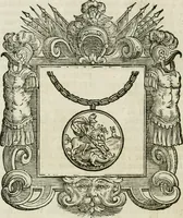 Picture 21 of 152 from Historie cronologiche dell' origine degl' ordini militari e di tutte le religione caualleresche infino ad hora instituite nel mondo : insegne, croci, stendardi, habiti capitolari ò di ceremonia, statuti, e constituzioni di cadaun'ordine : guerre campali e nauali, azioni, fatti celebri, & imprese de caualieri; confederazioni, trattati, paci, & auuenimenti per difesa del Nome Christiano, e propagazione della fede cattolica : serie di tutti i prencipi gran maestri, ordini di dame, e degl' infedeli &c. con le loro diuise (1692), leaf 127