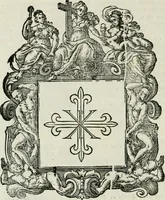 Picture 35 of 152 from Historie cronologiche dell' origine degl' ordini militari e di tutte le religione caualleresche infino ad hora instituite nel mondo : insegne, croci, stendardi, habiti capitolari ò di ceremonia, statuti, e constituzioni di cadaun'ordine : guerre campali e nauali, azioni, fatti celebri, & imprese de caualieri; confederazioni, trattati, paci, & auuenimenti per difesa del Nome Christiano, e propagazione della fede cattolica : serie di tutti i prencipi gran maestri, ordini di dame, e degl' infedeli &c. con le loro diuise (1692), leaf 157