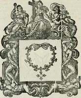 Picture 38 of 152 from Historie cronologiche dell' origine degl' ordini militari e di tutte le religione caualleresche infino ad hora instituite nel mondo : insegne, croci, stendardi, habiti capitolari ò di ceremonia, statuti, e constituzioni di cadaun'ordine : guerre campali e nauali, azioni, fatti celebri, & imprese de caualieri; confederazioni, trattati, paci, & auuenimenti per difesa del Nome Christiano, e propagazione della fede cattolica : serie di tutti i prencipi gran maestri, ordini di dame, e degl' infedeli &c. con le loro diuise (1692), leaf 165