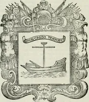 Picture 46 of 152 from Historie cronologiche dell' origine degl' ordini militari e di tutte le religione caualleresche infino ad hora instituite nel mondo : insegne, croci, stendardi, habiti capitolari ò di ceremonia, statuti, e constituzioni di cadaun'ordine : guerre campali e nauali, azioni, fatti celebri, & imprese de caualieri; confederazioni, trattati, paci, & auuenimenti per difesa del Nome Christiano, e propagazione della fede cattolica : serie di tutti i prencipi gran maestri, ordini di dame, e degl' infedeli &c. con le loro diuise (1692), leaf 181
