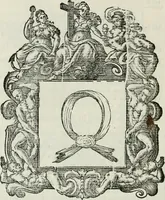 An illustration from Historie cronologiche dell' origine degl' ordini militari e di tutte le religione caualleresche infino ad hora instituite nel mondo : insegne, croci, stendardi, habiti capitolari ò di ceremonia, statuti, e constituzioni di cadaun'ordine : guerre campali e nauali, azioni, fatti celebri, & imprese de caualieri; confederazioni, trattati, paci, & auuenimenti per difesa del Nome Christiano, e propagazione della fede cattolica : serie di tutti i prencipi gran maestri, ordini di dame, e degl' infedeli &c. con le loro diuise (1692)