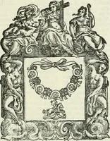 An illustration from Historie cronologiche dell' origine degl' ordini militari e di tutte le religione caualleresche infino ad hora instituite nel mondo : insegne, croci, stendardi, habiti capitolari ò di ceremonia, statuti, e constituzioni di cadaun'ordine : guerre campali e nauali, azioni, fatti celebri, & imprese de caualieri; confederazioni, trattati, paci, & auuenimenti per difesa del Nome Christiano, e propagazione della fede cattolica : serie di tutti i prencipi gran maestri, ordini di dame, e degl' infedeli &c. con le loro diuise (1692)