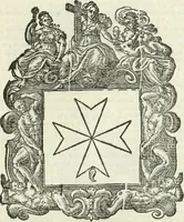 Picture 79 of 152 from Historie cronologiche dell' origine degl' ordini militari e di tutte le religione caualleresche infino ad hora instituite nel mondo : insegne, croci, stendardi, habiti capitolari ò di ceremonia, statuti, e constituzioni di cadaun'ordine : guerre campali e nauali, azioni, fatti celebri, & imprese de caualieri; confederazioni, trattati, paci, & auuenimenti per difesa del Nome Christiano, e propagazione della fede cattolica : serie di tutti i prencipi gran maestri, ordini di dame, e degl' infedeli &c. con le loro diuise (1692), leaf 260