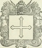 Picture 101 of 152 from Historie cronologiche dell' origine degl' ordini militari e di tutte le religione caualleresche infino ad hora instituite nel mondo : insegne, croci, stendardi, habiti capitolari ò di ceremonia, statuti, e constituzioni di cadaun'ordine : guerre campali e nauali, azioni, fatti celebri, & imprese de caualieri; confederazioni, trattati, paci, & auuenimenti per difesa del Nome Christiano, e propagazione della fede cattolica : serie di tutti i prencipi gran maestri, ordini di dame, e degl' infedeli &c. con le loro diuise (1692), leaf 318