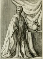 Picture 102 of 152 from Historie cronologiche dell' origine degl' ordini militari e di tutte le religione caualleresche infino ad hora instituite nel mondo : insegne, croci, stendardi, habiti capitolari ò di ceremonia, statuti, e constituzioni di cadaun'ordine : guerre campali e nauali, azioni, fatti celebri, & imprese de caualieri; confederazioni, trattati, paci, & auuenimenti per difesa del Nome Christiano, e propagazione della fede cattolica : serie di tutti i prencipi gran maestri, ordini di dame, e degl' infedeli &c. con le loro diuise (1692), leaf 321