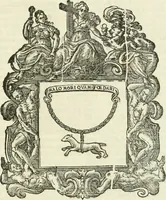 Picture 112 of 152 from Historie cronologiche dell' origine degl' ordini militari e di tutte le religione caualleresche infino ad hora instituite nel mondo : insegne, croci, stendardi, habiti capitolari ò di ceremonia, statuti, e constituzioni di cadaun'ordine : guerre campali e nauali, azioni, fatti celebri, & imprese de caualieri; confederazioni, trattati, paci, & auuenimenti per difesa del Nome Christiano, e propagazione della fede cattolica : serie di tutti i prencipi gran maestri, ordini di dame, e degl' infedeli &c. con le loro diuise (1692), leaf 342