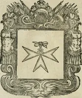 Picture 127 of 152 from Historie cronologiche dell' origine degl' ordini militari e di tutte le religione caualleresche infino ad hora instituite nel mondo : insegne, croci, stendardi, habiti capitolari ò di ceremonia, statuti, e constituzioni di cadaun'ordine : guerre campali e nauali, azioni, fatti celebri, & imprese de caualieri; confederazioni, trattati, paci, & auuenimenti per difesa del Nome Christiano, e propagazione della fede cattolica : serie di tutti i prencipi gran maestri, ordini di dame, e degl' infedeli &c. con le loro diuise (1692), leaf 373