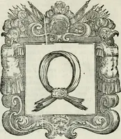 Picture 143 of 152 from Historie cronologiche dell' origine degl' ordini militari e di tutte le religione caualleresche infino ad hora instituite nel mondo : insegne, croci, stendardi, habiti capitolari ò di ceremonia, statuti, e constituzioni di cadaun'ordine : guerre campali e nauali, azioni, fatti celebri, & imprese de caualieri; confederazioni, trattati, paci, & auuenimenti per difesa del Nome Christiano, e propagazione della fede cattolica : serie di tutti i prencipi gran maestri, ordini di dame, e degl' infedeli &c. con le loro diuise (1692), leaf 417