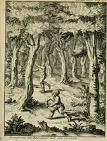 An illustration from Historie der boecaniers, of vrybuyters van America : van haar eerste beginzelen tot deze tegenwoordige tyd toe : met figuuren. (1700)