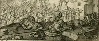 Picture 9 of 19 from Historie der boecaniers, of vrybuyters van America : van haar eerste beginzelen tot deze tegenwoordige tyd toe : met figuuren. (1700), leaf 97