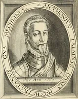 Picture 40 of 137 from Historie der Nieder-landscher ende haerder Naburen oorlogen : ende geschiedenissen tot den iare MVICXII, nu de laestemael bij hem voor syme todtmerckelijck verbetert en in, XXXII boecken voltzocken is mede' hier by gevoegt des autheurs leven [by Simeon Ruytinck] verryckt benessens de Land-Caerte met by na hondert correcte Conterfeijtsels vande voor treflijcste Personagien in dese Historie verhaelt. Alle cierlijck na d'leven ghedaen ende in Coperen platen gesteken ; gedruckt int Yaer ons Heeren MDCXXXVI (1636), leaf 151